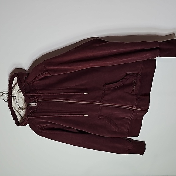 Carhartt large maroon heavy zip up hoodie - Picture 2 of 7